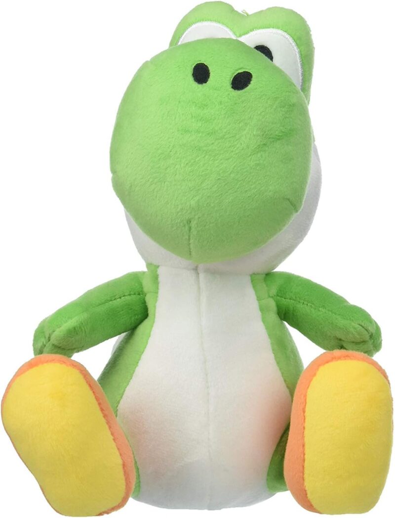 Super Mario All Star Collection 1416 Yoshi Stuffed Plush, 8",Multi-colored - Image 2