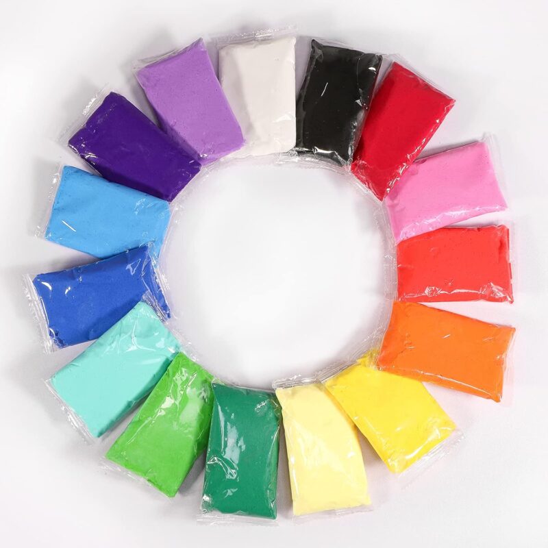 Air Dry Clay 24 Colors, Modeling Clay for Kids,  Molding Clay with Tools, Toy Gifts for Kids - Image 2