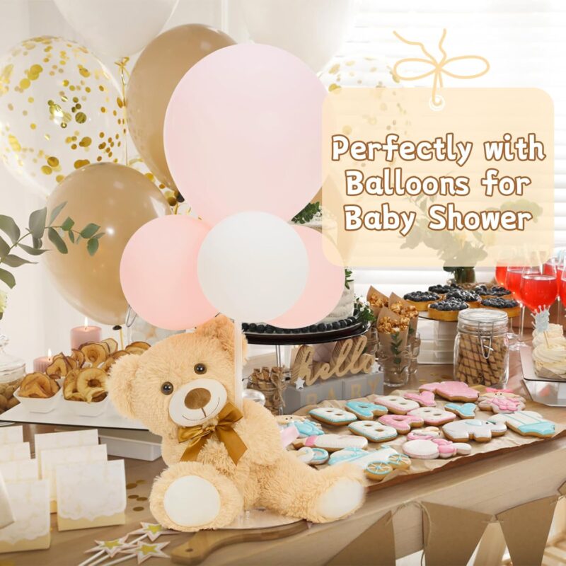 3 Packs Teddy Bears Bulk Stuffed Animals, Cute Small Teddy Bear Plush Toys, Little Stuffed Bear for Kids on Centerpiece Baby Shower, 14 Inches - Image 2