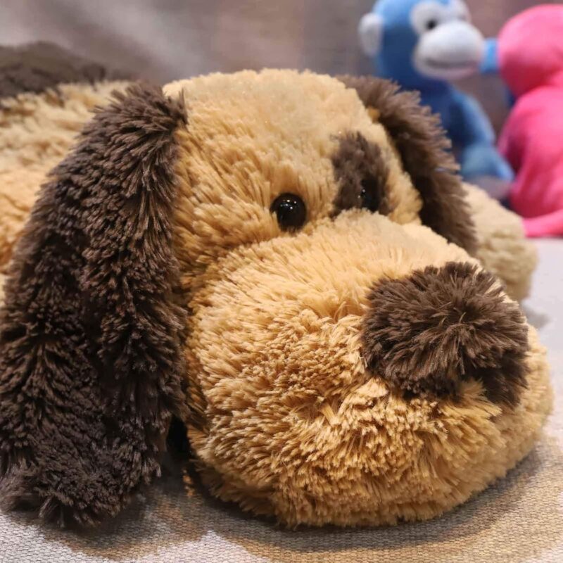 Floppy Stuffed Dog Puppy Plush Toy, Huggable Beagle Labrador Retriever Stuffed Animal Dogs for Kids Girls Boys Baby Birthday Gift, 20 inch, Brown - Image 2