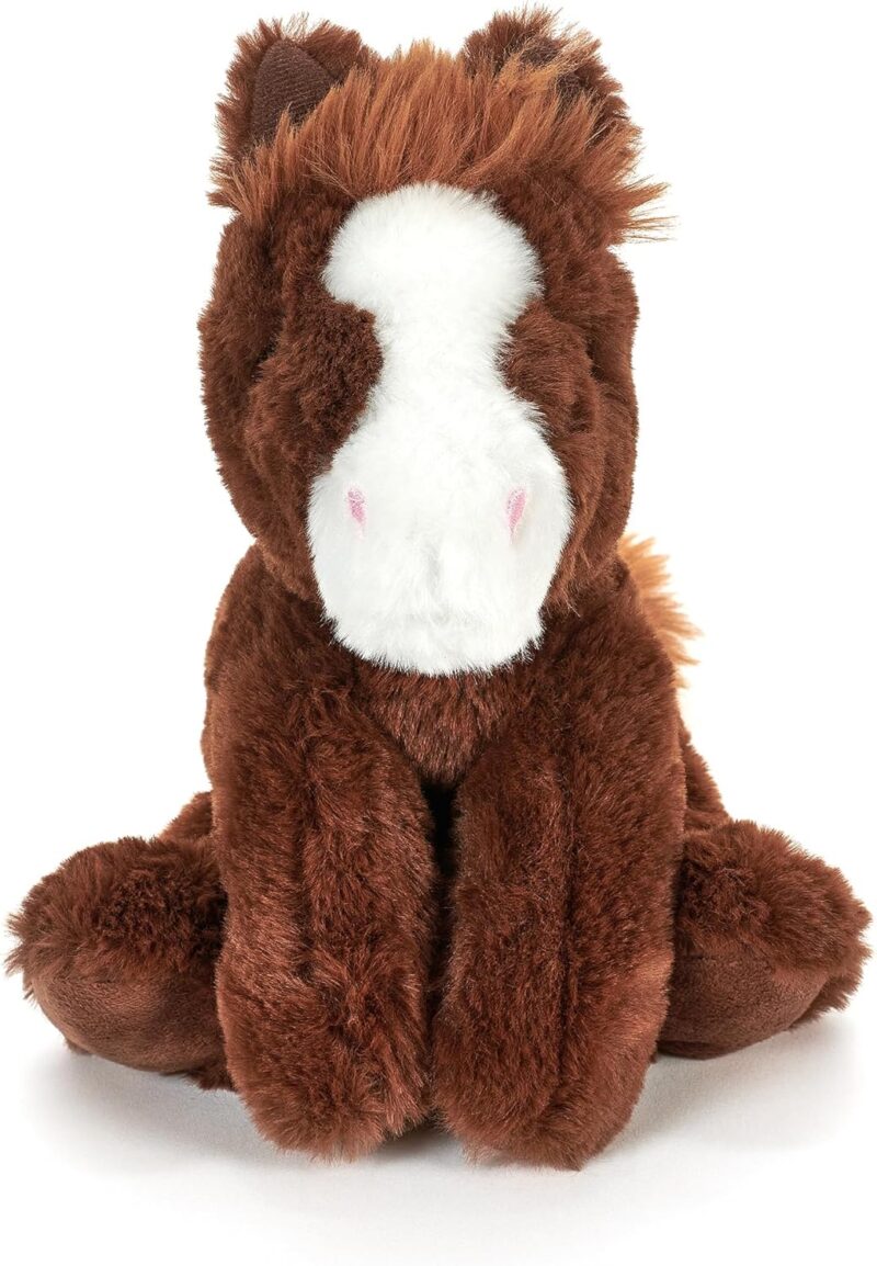 Floppy Horse Stuffed Animal Plushie, Gifts for Kids,  Wildlife Animals, Horse Plush Toy 8 inches - Image 2